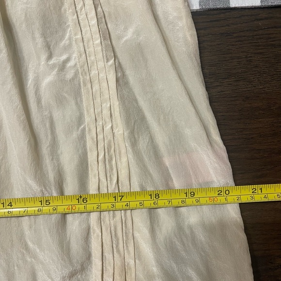 Calypso st. Barth creamy boho blouse silk size XS - Picture 9 of 10